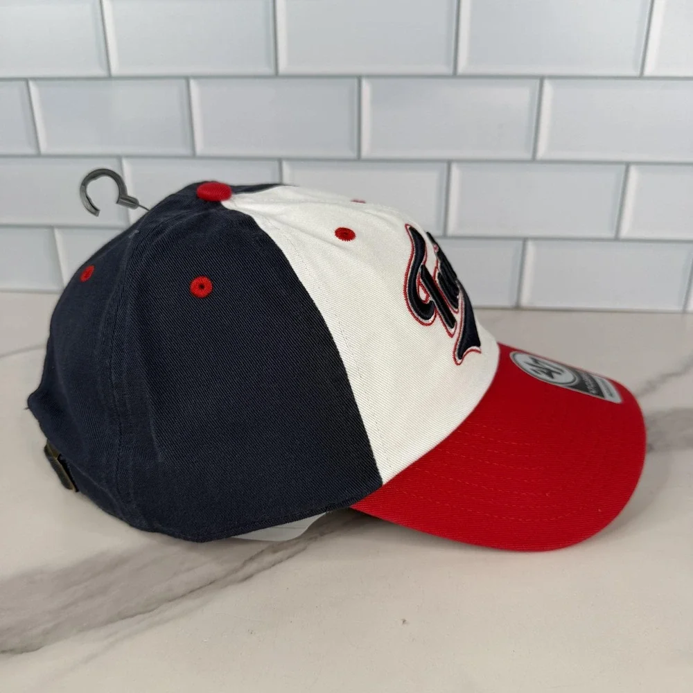Minnesota Twins Hat Cap Strap Back Mens Adjustable Navy Red 47 Baseball Script